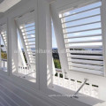 Durable diseño de persianas plásticas cepillado ventanas persianas de China